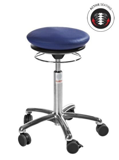 Stołek Pilates Air z mikrofibry to krzesło z pompowanym siedzeniem Pilates. Pomysł na to krzesło wywodzi się ze świata sportu