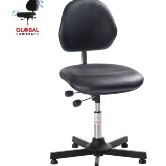 Krzesło robocze Aktiv Alba- praktyczne i solidne krzesło robocze z regulowanym siedziskiem, oparciem i podnóżkiem. Produkowane przez duńską firmę.