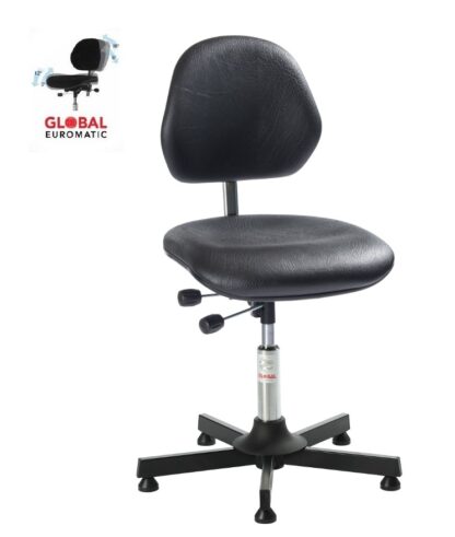 Krzesło robocze Aktiv Alba- praktyczne i solidne krzesło robocze z regulowanym siedziskiem, oparciem i podnóżkiem. Produkowane przez duńską firmę.