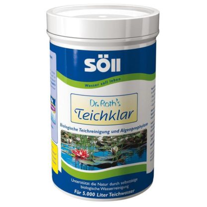 Środek oczyszczający wodę Dr. Roths TeichKlar pomaga naturze poprzez naturalne, mikrobiologiczne oczyszczanie i pielęgnację wody.