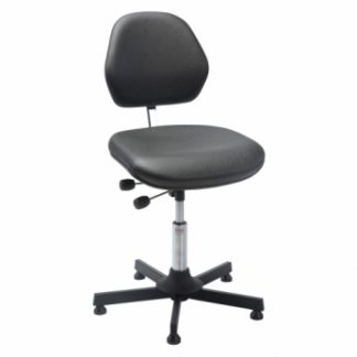 Krzesło robocze Aktiv Ambla- praktyczne i solidne krzesło robocze z regulowanym siedziskiem, oparciem i podnóżkiem.