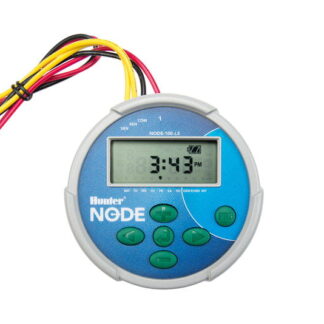 Sterownik Node to solidne i wodoszczelne urządzenie, które zapewnia sprawne działanie w trudnym środowisku. Zasilany przez 1 lub 2 baterie 9V.