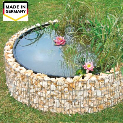 Oczko wodne gabion to piękny element dekoracyjny do każdego ogrodu czy tarasu. Może być źródłem wody dla owadów i ptaków.