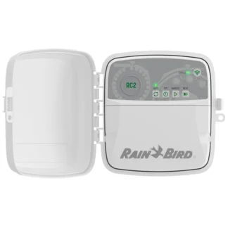 Sterownik Rain Bird RC2 dzięki temu NOWEMU rozwiązaniu do inteligentnego sterowania nawadnianiem możesz śmiało zarządzać swoim systemem z dowolnego miejsca.