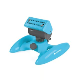 Zraszacz oscylacyjny EXPERT тт CELLPRO zraszacz na podstawie wyposażony w 16 dysz wylotowych. Stopniowa regulacja obszaru zraszania w 4 różnych zakresach.