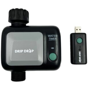 Sterownik Bateryjny Drip-Drop DDWT-622 to urządzenie, które umożliwia zdalne zarządzanie podlewaniem ogrodu z poziomu smartfona.
