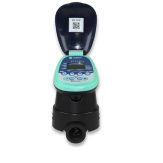 Sterownik bateryjny firmy Galcon jest urządzeniem wodoszczelnym. Nie wymaga doprowadzenia prądu. Posiada opcję sterowania za pomocą połączenia Bluetooth.