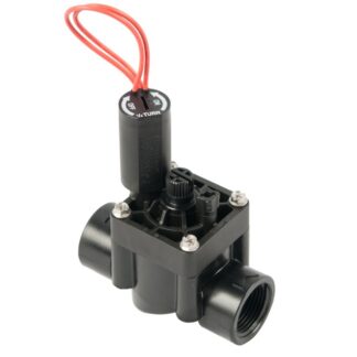 Elektrozawór Hunter 101-PGV z regulacją przepływu stosowany w nawadnianiu terenów zieleni. Wyposażony w membranę ze wspornikiem zapobiegającym usterkom.